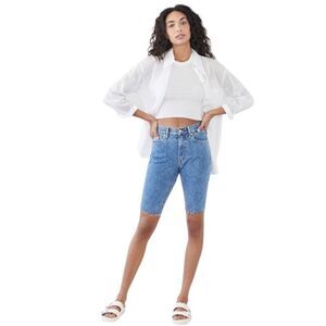 NWT SLVRLAKE Beatnik Jean Shorts in Pacific Wash